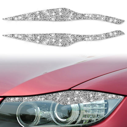 For BMW 3 Series E90 / 318i / 320i / 325i 2005-2008 Car Light Eyebrow Diamond Decorative Sticker - Car Interior Mouldings by PMC Jewellery | Online Shopping South Africa | PMC Jewellery | Buy Now Pay Later Mobicred