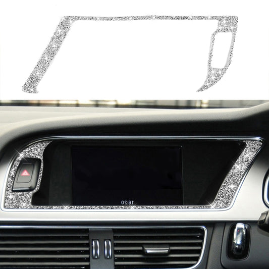 For Audi A4 / A5 / Q5 Car Navigation Outer Frame Diamond Decoration Sticker, Right Drive - Car Interior Mouldings by PMC Jewellery | Online Shopping South Africa | PMC Jewellery | Buy Now Pay Later Mobicred