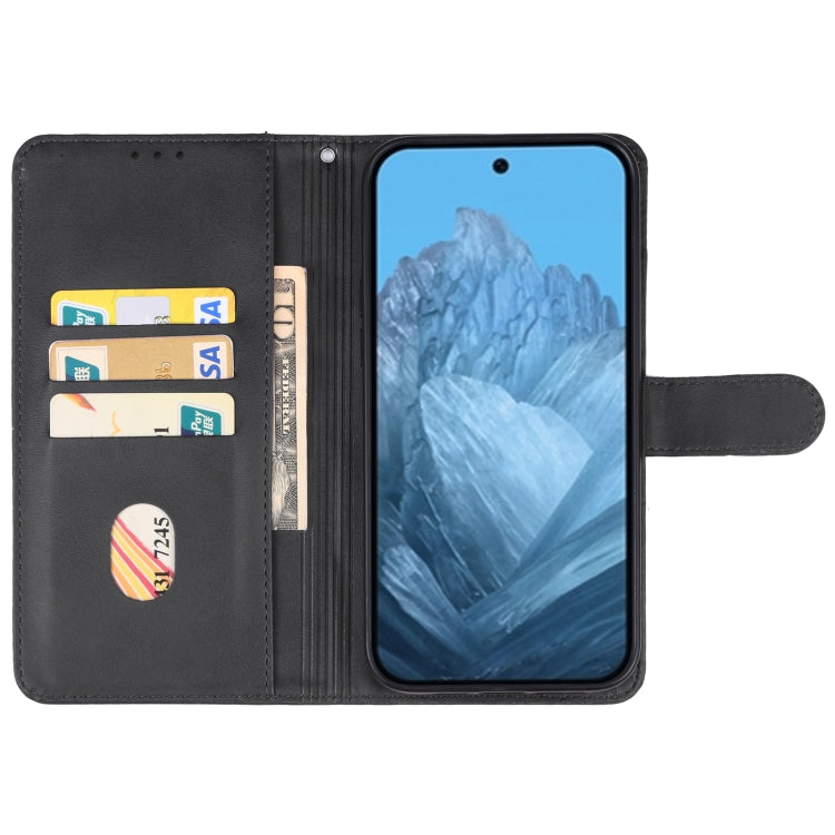 For Google Pixel 9 Leather Phone Case(Black) - Google Cases by PMC Jewellery | Online Shopping South Africa | PMC Jewellery | Buy Now Pay Later Mobicred