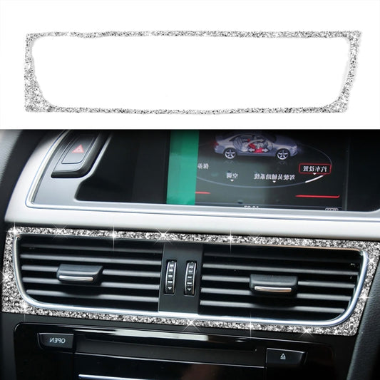 For Audi A4 / A5 / Q5 Car Air Conditioning Air Outlet Frame Diamond Decoration Sticker, Right Drive - Car Interior Mouldings by PMC Jewellery | Online Shopping South Africa | PMC Jewellery | Buy Now Pay Later Mobicred