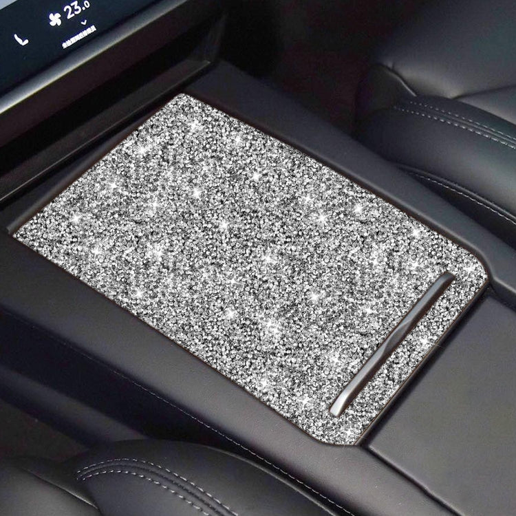 For Tesla Model X Car Storage Box Panel Diamond Sticker,Left and Right Drive Universal - Car Interior Mouldings by PMC Jewellery | Online Shopping South Africa | PMC Jewellery | Buy Now Pay Later Mobicred