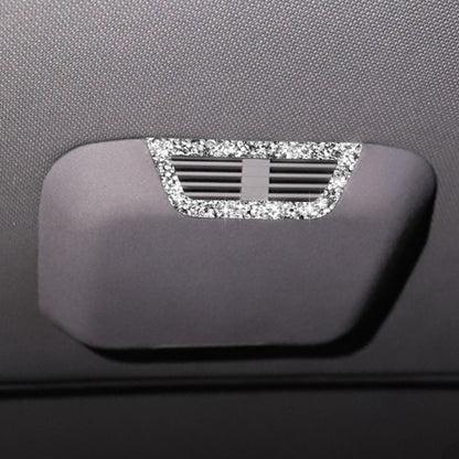 For BMW Series 3 E46 1998-2005 Car Rear Seat Roof Air Outlet Diamond Decoration Sticker, Left and Right Drive - Car Interior Mouldings by PMC Jewellery | Online Shopping South Africa | PMC Jewellery | Buy Now Pay Later Mobicred