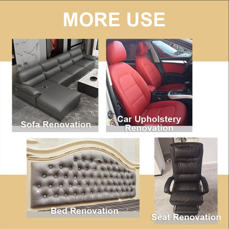 30 x 137cm Self Adhesive Leather for Sofa Repair Patch Car Seat PVC Leather Sticker(Dark Brown) - Seat Accessories by PMC Jewellery | Online Shopping South Africa | PMC Jewellery