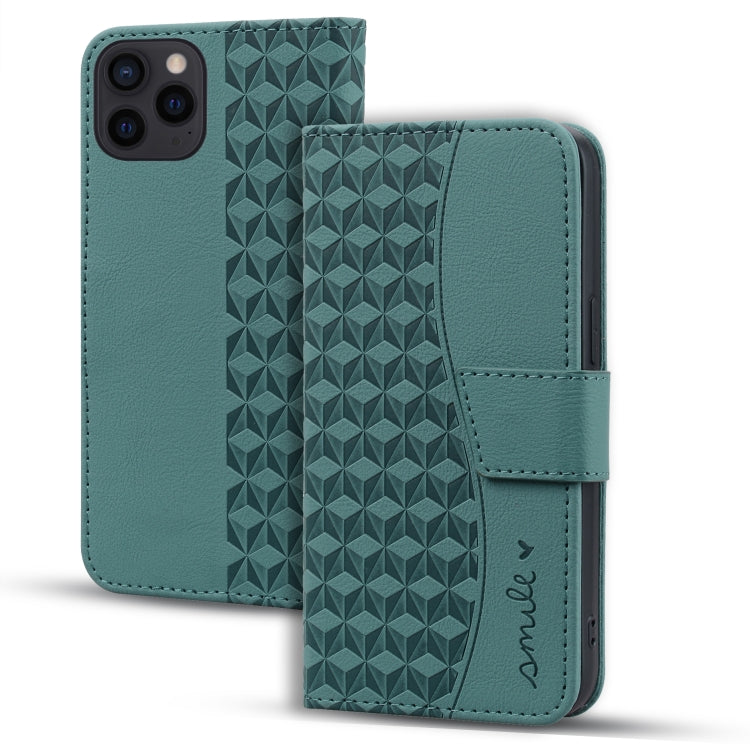 For iPhone 16 Pro Business Diamond Buckle Leather Phone Case with Lanyard(Green) - iPhone 16 Pro Cases by PMC Jewellery | Online Shopping South Africa | PMC Jewellery | Buy Now Pay Later Mobicred