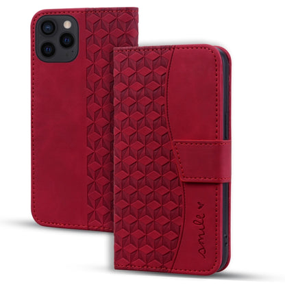 For iPhone 16 Pro Business Diamond Buckle Leather Phone Case with Lanyard(Wine Red) - iPhone 16 Pro Cases by PMC Jewellery | Online Shopping South Africa | PMC Jewellery | Buy Now Pay Later Mobicred