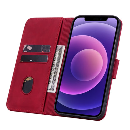 For iPhone 16 Pro Business Diamond Buckle Leather Phone Case with Lanyard(Wine Red) - iPhone 16 Pro Cases by PMC Jewellery | Online Shopping South Africa | PMC Jewellery | Buy Now Pay Later Mobicred