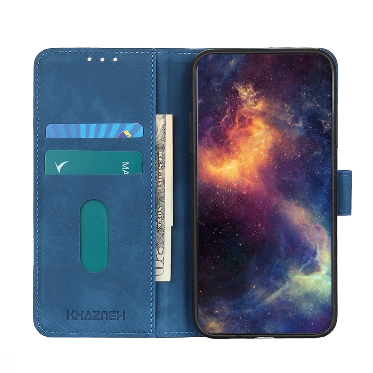 For Google Pixel 9 Pro KHAZNEH Retro Texture Flip Leather Phone Case(Blue) - Google Cases by PMC Jewellery | Online Shopping South Africa | PMC Jewellery | Buy Now Pay Later Mobicred