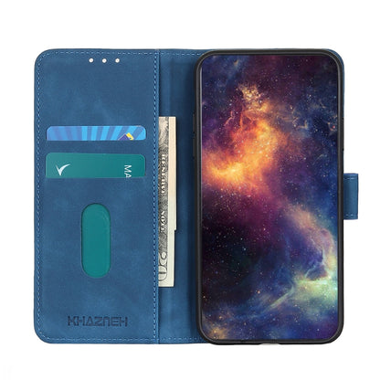 For Google Pixel 9 KHAZNEH Retro Texture Flip Leather Phone Case(Blue) - Google Cases by PMC Jewellery | Online Shopping South Africa | PMC Jewellery | Buy Now Pay Later Mobicred