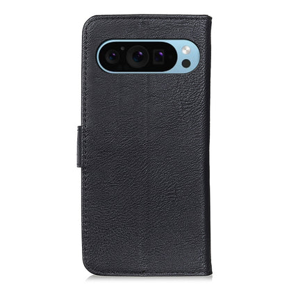 For Google Pixel 9 KHAZNEH Cowhide Texture Horizontal Flip Leather Phone Case(Black) - Google Cases by PMC Jewellery | Online Shopping South Africa | PMC Jewellery | Buy Now Pay Later Mobicred