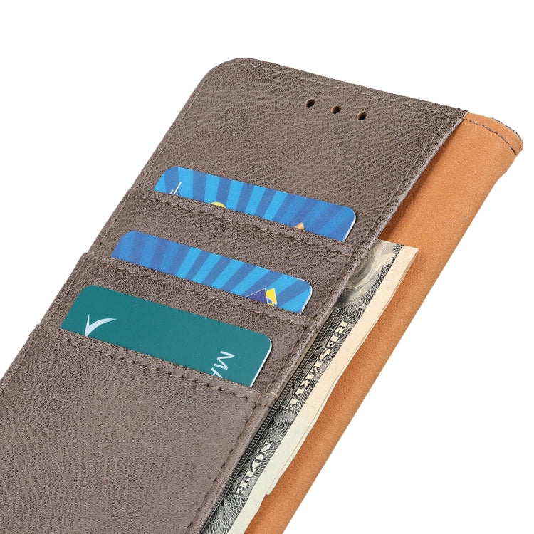 For Google Pixel 9 KHAZNEH Cowhide Texture Horizontal Flip Leather Phone Case(Khaki) - Google Cases by PMC Jewellery | Online Shopping South Africa | PMC Jewellery | Buy Now Pay Later Mobicred