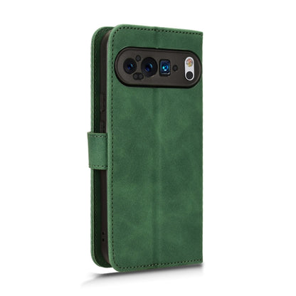 For Google Pixel 9 Pro Skin Feel Magnetic Flip Leather Phone Case(Green) - Google Cases by PMC Jewellery | Online Shopping South Africa | PMC Jewellery | Buy Now Pay Later Mobicred