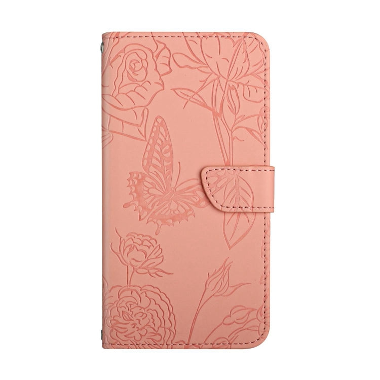 For Google Pixel 9 Skin Feel Butterfly Embossed Flip Leather Phone Case(Pink) - Google Cases by PMC Jewellery | Online Shopping South Africa | PMC Jewellery | Buy Now Pay Later Mobicred