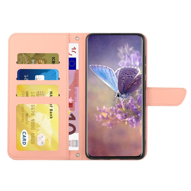 For Google Pixel 9 Pro Skin Feel Butterfly Embossed Flip Leather Phone Case(Pink) - Google Cases by PMC Jewellery | Online Shopping South Africa | PMC Jewellery | Buy Now Pay Later Mobicred