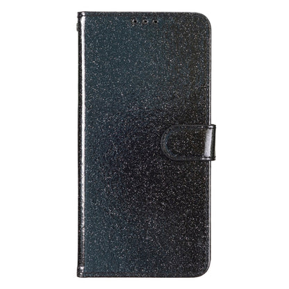For OPPO A38 4G Glitter Powder Flip Leather Phone Case(Black) - A38 Cases by PMC Jewellery | Online Shopping South Africa | PMC Jewellery | Buy Now Pay Later Mobicred