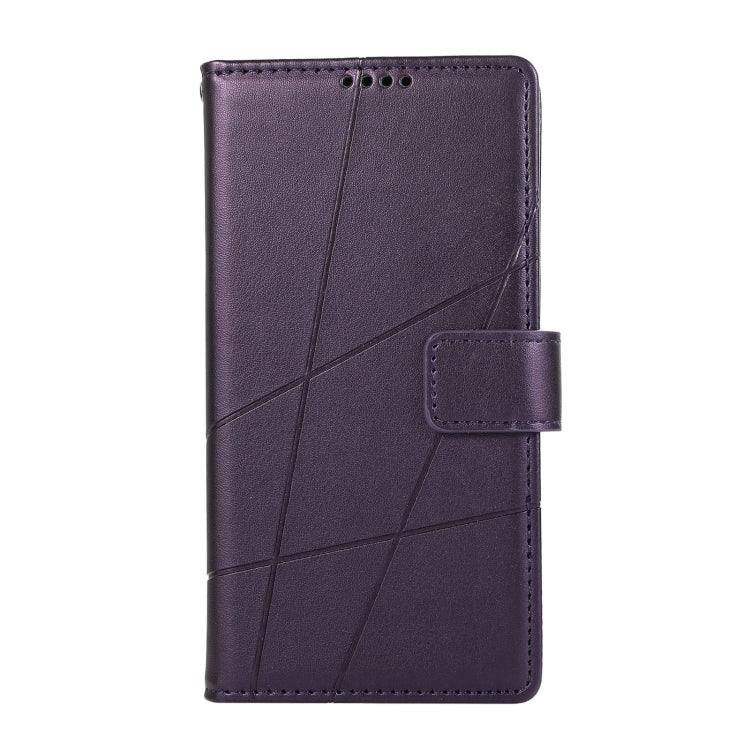 For Xiaomi 13 Pro PU Genuine Leather Texture Embossed Line Phone Case(Purple) - 13 Pro Cases by PMC Jewellery | Online Shopping South Africa | PMC Jewellery | Buy Now Pay Later Mobicred