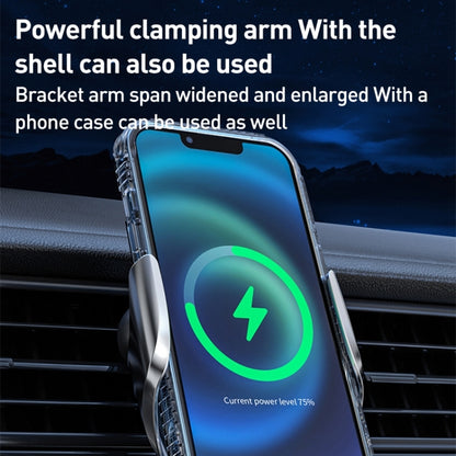 Q3S Infrared lnduction Wireless Fast Charging Air Outlet Car Holder(Blue) - Wireless Charger Holders by PMC Jewellery | Online Shopping South Africa | PMC Jewellery | Buy Now Pay Later Mobicred