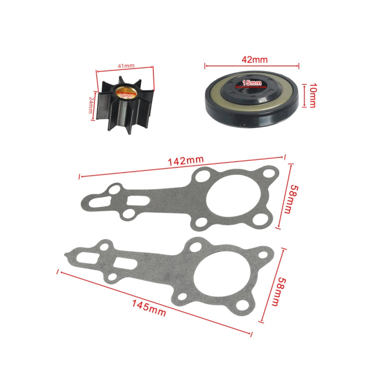 A8536 For Honda Outboard Pump Impeller 06192-881-C00 - Marine Accessories & Parts by PMC Jewellery | Online Shopping South Africa | PMC Jewellery