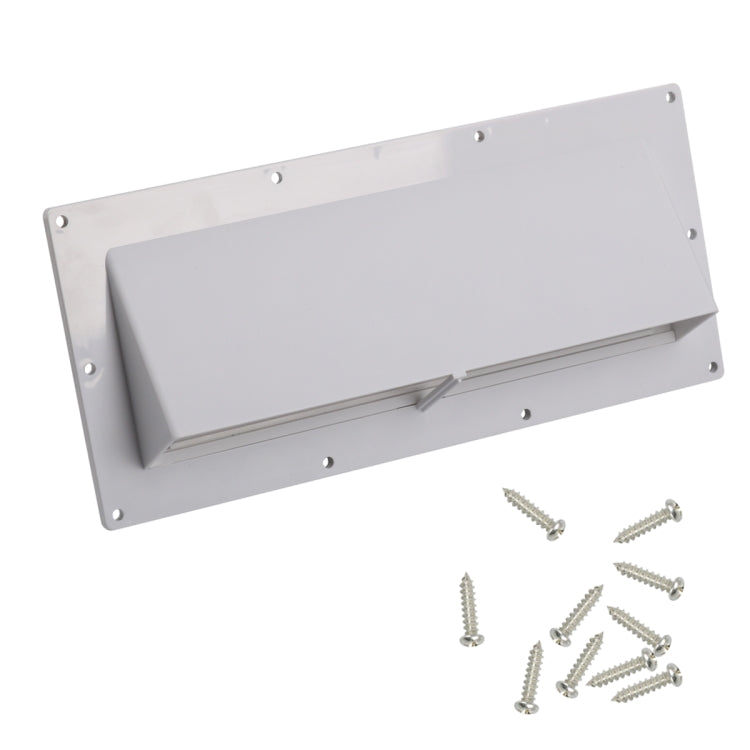 A8664 RV Range Hood Vent Exhaust Vent Cover with 10pcs Screws(White) - Air Conditioning System by PMC Jewellery | Online Shopping South Africa | PMC Jewellery | Buy Now Pay Later Mobicred