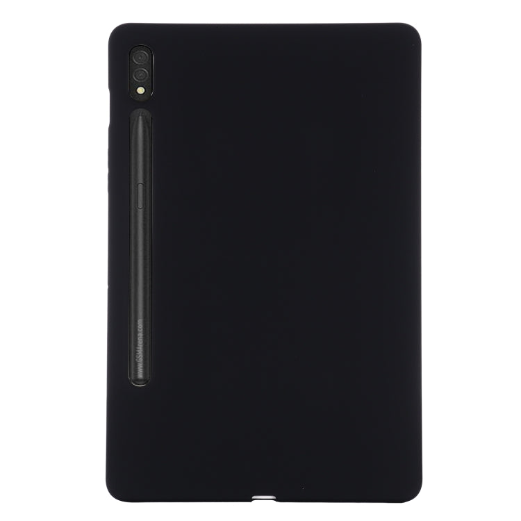 For Samsung Galaxy Tab S9 Pure Color Liquid Silicone Shockproof Tablet Case(Black) - Galaxy Tab S9 Cases by PMC Jewellery | Online Shopping South Africa | PMC Jewellery | Buy Now Pay Later Mobicred