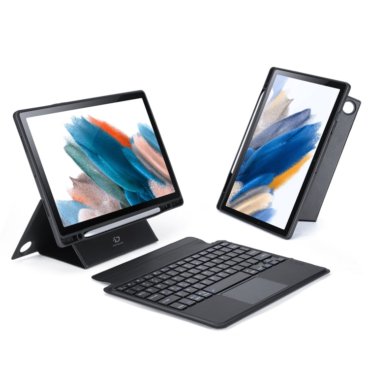 For Samsung Galaxy Tab A8 2021 10.5 DUX DUCIS DK Floating Magnetic Keyboard Leather Tablet Case with Holder(Black) - Samsung Keyboard by DUX DUCIS | Online Shopping South Africa | PMC Jewellery