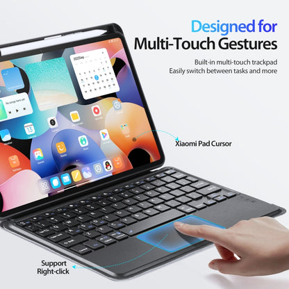 For Xiaomi Pad 6 / 6 Pro DUX DUCIS DK Floating Magnetic Keyboard Leather Tablet Case with Holder(Black) - Others Keyboard by DUX DUCIS | Online Shopping South Africa | PMC Jewellery