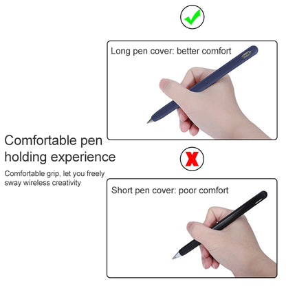 For Huawei M-pencil Stylus Touch Pen Integrated Non-slip Silicone Protective Cover(Light Purple) - Pencil Accessories by PMC Jewellery | Online Shopping South Africa | PMC Jewellery | Buy Now Pay Later Mobicred