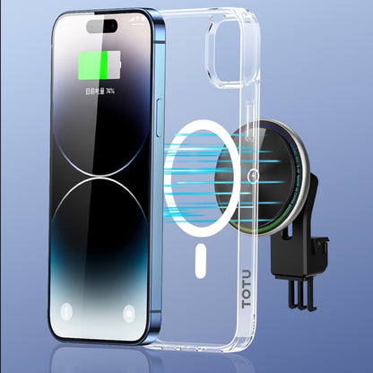 For iPhone 15 Pro TOTUDESIGN PC-5 Crystal Shield Series Magsafe Magnetic Phone Case(Transparent) - iPhone 15 Pro Cases by TOTUDESIGN | Online Shopping South Africa | PMC Jewellery