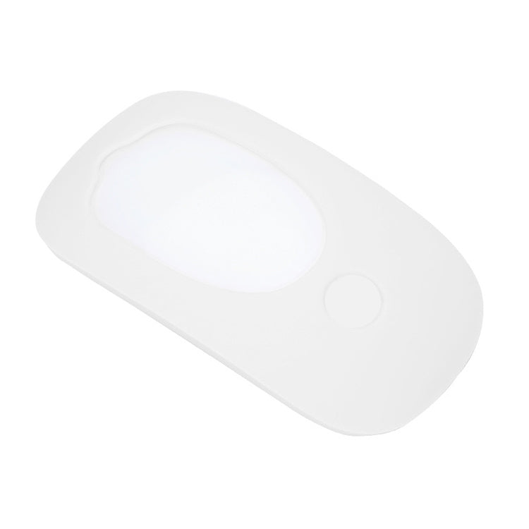 For Apple Magic Mouse 1 / 2 Mouse Silicone Protective Case(White) - Protective Bags by PMC Jewellery | Online Shopping South Africa | PMC Jewellery | Buy Now Pay Later Mobicred