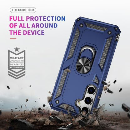 For Samsung Galaxy S25 5G Shockproof TPU + PC Phone Case(Blue) - Galaxy S25 5G Cases by PMC Jewellery | Online Shopping South Africa | PMC Jewellery | Buy Now Pay Later Mobicred