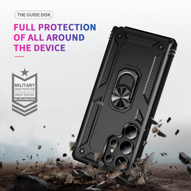 For Samsung Galaxy S25 Ultra 5G Shockproof TPU + PC Phone Case(Black) - Galaxy S25 Ultra 5G Cases by PMC Jewellery | Online Shopping South Africa | PMC Jewellery | Buy Now Pay Later Mobicred