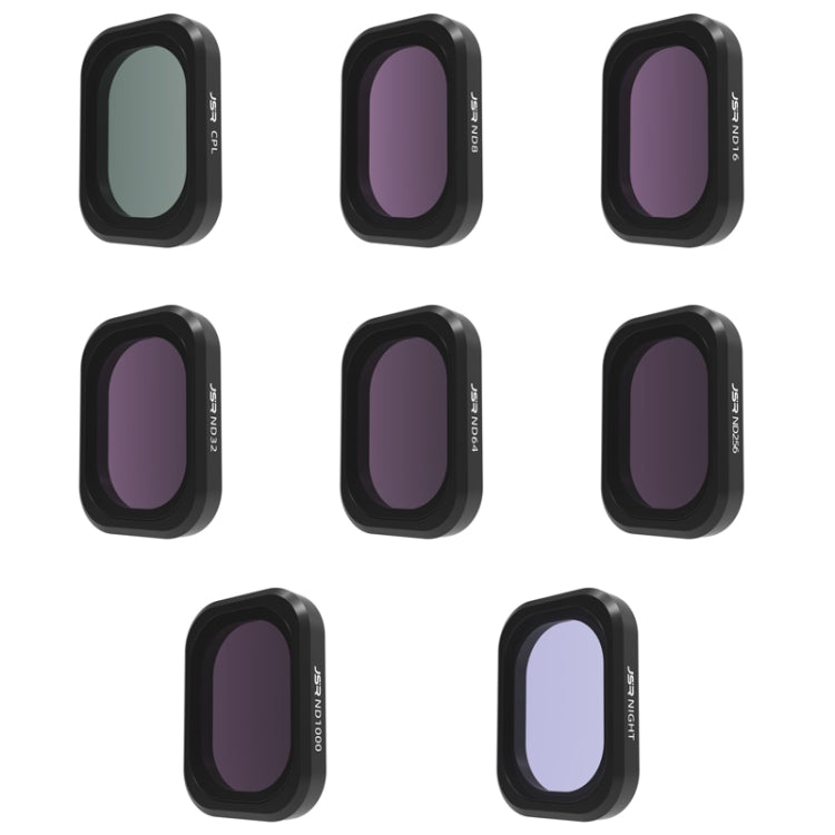 For DJI OSMO Pocket 3 JSR CB Series Camera Lens Filter, Filter:8 in 1 CPL ND NIGHT - Lens Accessories by JSR | Online Shopping South Africa | PMC Jewellery