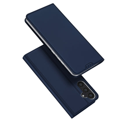 For Samsung Galaxy S24 5G DUX DUCIS Skin Pro Series Flip Leather Phone Case(Blue) - Galaxy S24 5G Cases by DUX DUCIS | Online Shopping South Africa | PMC Jewellery | Buy Now Pay Later Mobicred