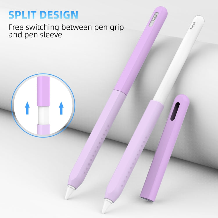 For Apple Pencil 2 / Pro DUX DUCIS Detachable Gradient Colorful Stylus Case(Gradient Purple) - Pencil Accessories by DUX DUCIS | Online Shopping South Africa | PMC Jewellery | Buy Now Pay Later Mobicred