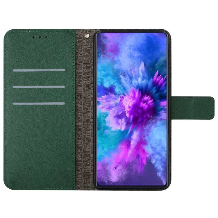 For Motorola Moto G Play 5G 2024 Rhombic Grid Texture Leather Phone Case(Green) - Motorola Cases by PMC Jewellery | Online Shopping South Africa | PMC Jewellery | Buy Now Pay Later Mobicred