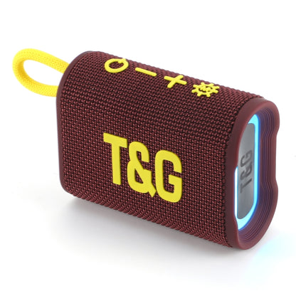 T&G TG396 Outdoor Portable Ambient RGB Light IPX7 Waterproof Bluetooth Speaker(Purple) - Waterproof Speaker by T&G | Online Shopping South Africa | PMC Jewellery | Buy Now Pay Later Mobicred