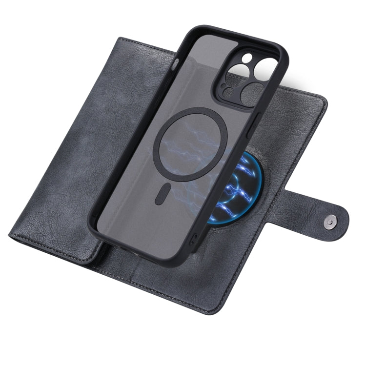 For iPhone 14 Pro Max ViLi GV Series MagSafe Magnetic Zipper Leather Phone Case(Black) - iPhone 14 Pro Max Cases by ViLi | Online Shopping South Africa | PMC Jewellery | Buy Now Pay Later Mobicred