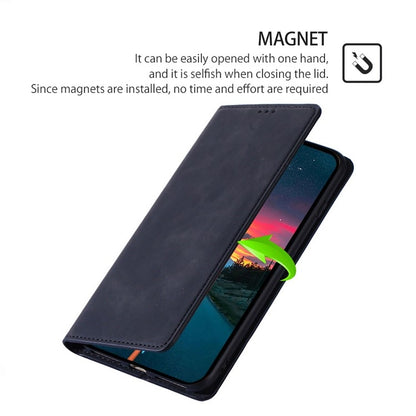 For Honor Magic6 Pro Skin Feel Magnetic Leather Phone Case(Black) - Honor Cases by PMC Jewellery | Online Shopping South Africa | PMC Jewellery | Buy Now Pay Later Mobicred