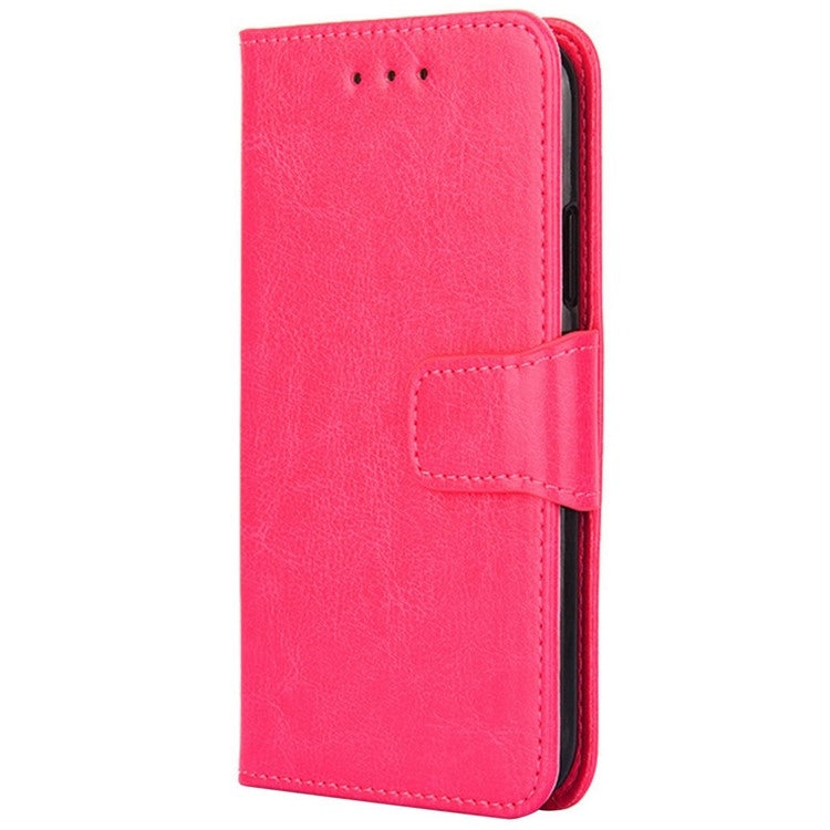 For Honor Magic6 Pro Crystal Texture Leather Phone Case(Rose Red) - Honor Cases by PMC Jewellery | Online Shopping South Africa | PMC Jewellery | Buy Now Pay Later Mobicred