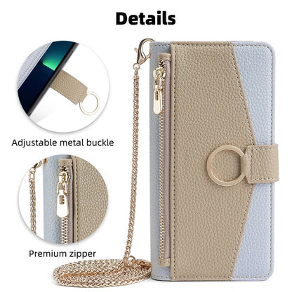 For Xiaomi Redmi Turbo 3 5G Crossbody Litchi Texture Leather Phone Case(Blue) - Xiaomi Cases by PMC Jewellery | Online Shopping South Africa | PMC Jewellery | Buy Now Pay Later Mobicred