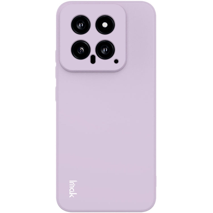 For Xiaomi 14 5G imak UC-4 Series Straight Edge TPU Phone Case(Purple) - 14 Cases by imak | Online Shopping South Africa | PMC Jewellery | Buy Now Pay Later Mobicred