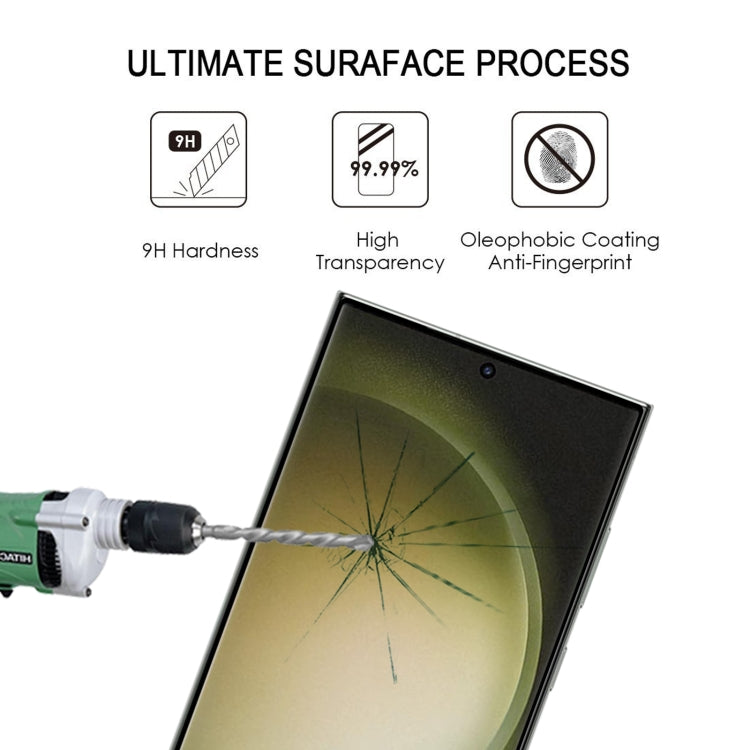 For Samsung Galaxy S23 Ultra 5G Full Glue Screen Tempered Glass Film, Support Fingerprint Unlocking - Galaxy S23 Ultra 5G Tempered Glass by PMC Jewellery | Online Shopping South Africa | PMC Jewellery