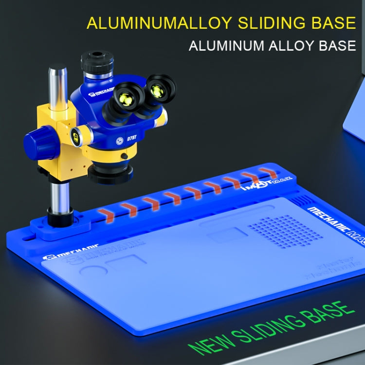 Mechanic imat Max-air Microscope Aluminum Alloy Sliding Base - Microscope Magnifier Series by MECHANIC | Online Shopping South Africa | PMC Jewellery