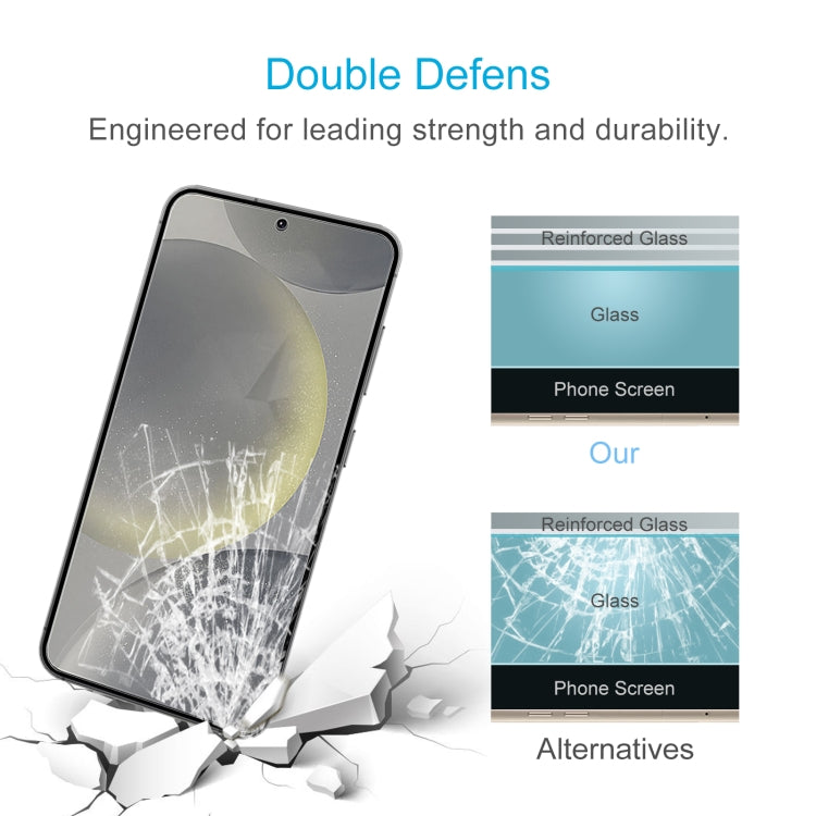 For Samsung Galaxy S25 5G 0.18mm 9H 2.5D Tempered Glass Film, Support Fingerprint Unlocking - Galaxy S25 5G Tempered Glass by DIYLooks | Online Shopping South Africa | PMC Jewellery | Buy Now Pay Later Mobicred