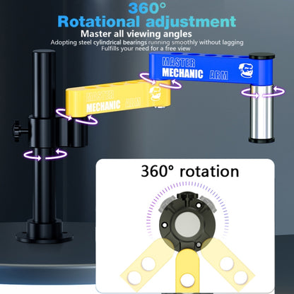 Mechanic 360 Rotation Swing Arm Universal Aluminum Alloy Microscope Bracket, Model:M2 - Microscope Magnifier Series by MECHANIC | Online Shopping South Africa | PMC Jewellery