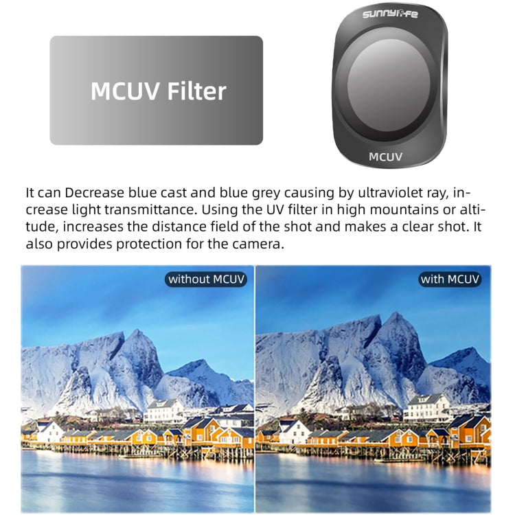 For DJI OSMO Pocket 3 Sunnylife Camera Lens Filter, Filter:3 in 1 CPL ND8/16 - Lens Accessories by Sunnylife | Online Shopping South Africa | PMC Jewellery | Buy Now Pay Later Mobicred