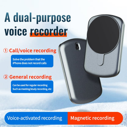 JNN A1 Strong Magnetic Mobile Call Voice Recorder, Memory:4GB(Black) - Recording Pen by JNN | Online Shopping South Africa | PMC Jewellery | Buy Now Pay Later Mobicred