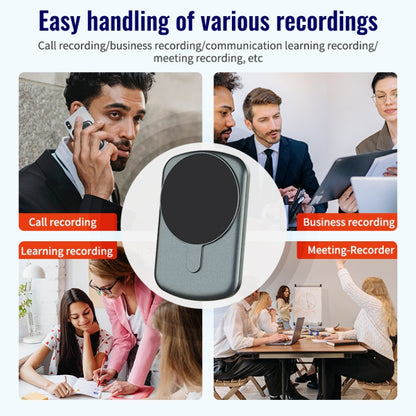 JNN A1 Strong Magnetic Mobile Call Voice Recorder, Memory:64GB(Black) - Recording Pen by JNN | Online Shopping South Africa | PMC Jewellery