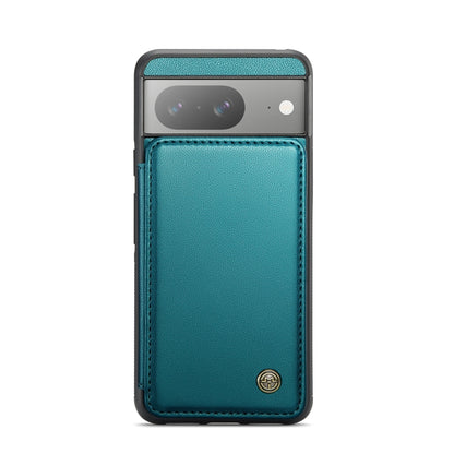 For Google Pixel 8 CaseMe C22 Card Slots Holder RFID Anti-theft Phone Case(Blue Green) - Google Cases by CaseMe | Online Shopping South Africa | PMC Jewellery | Buy Now Pay Later Mobicred