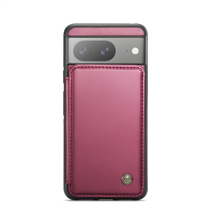 For Google Pixel 8 CaseMe C22 Card Slots Holder RFID Anti-theft Phone Case(Wine Red) - Google Cases by CaseMe | Online Shopping South Africa | PMC Jewellery | Buy Now Pay Later Mobicred