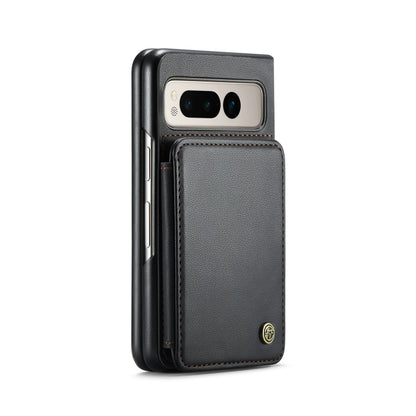 For Google Pixel Fold CaseMe C22 PC+TPU Business Style RFID Anti-theft Leather Phone Case(Black) - Google Cases by CaseMe | Online Shopping South Africa | PMC Jewellery | Buy Now Pay Later Mobicred